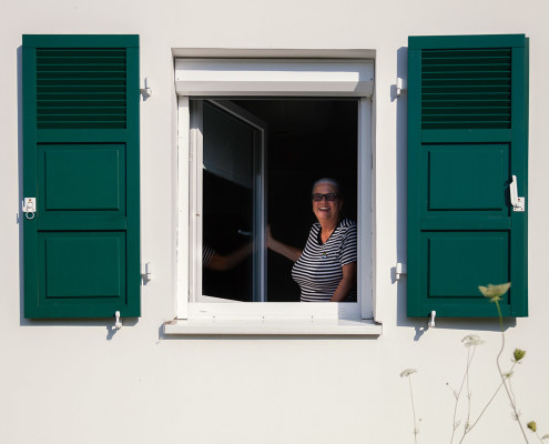 Familie Arndt ist von Ihren neuen fenstern und dem Service der Deutschen Fensterbau begeistert,