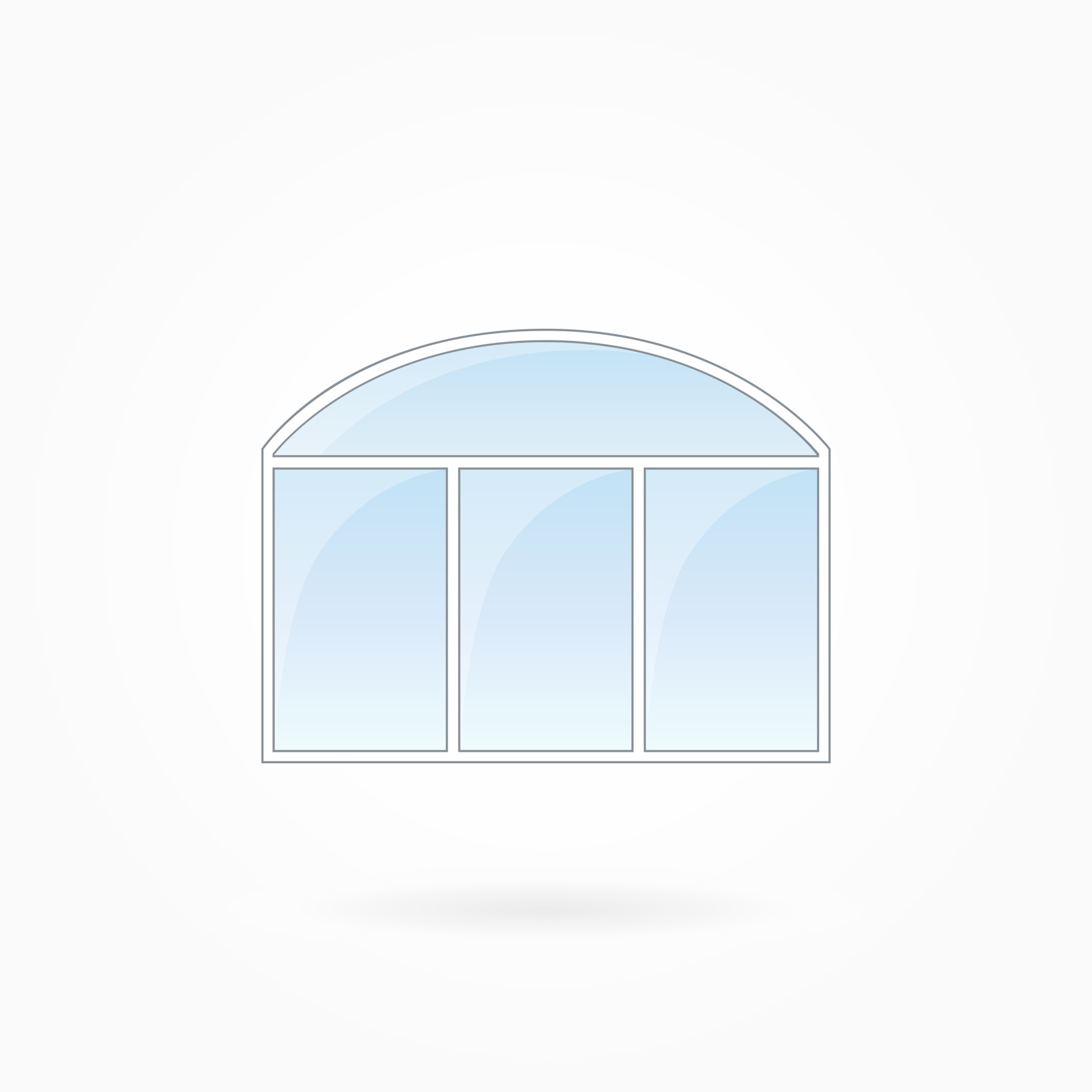 Segmentbogenfenster